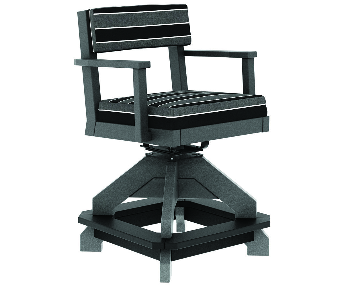 Bellaire Swivel Spring Chair - Counter Height - Image 2