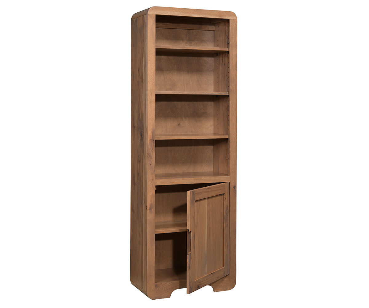 Europa Bookcase With Door - 24"W - Image 2
