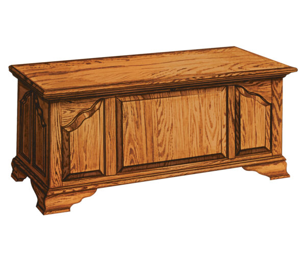 Wavy Cathedral Blanket Chest