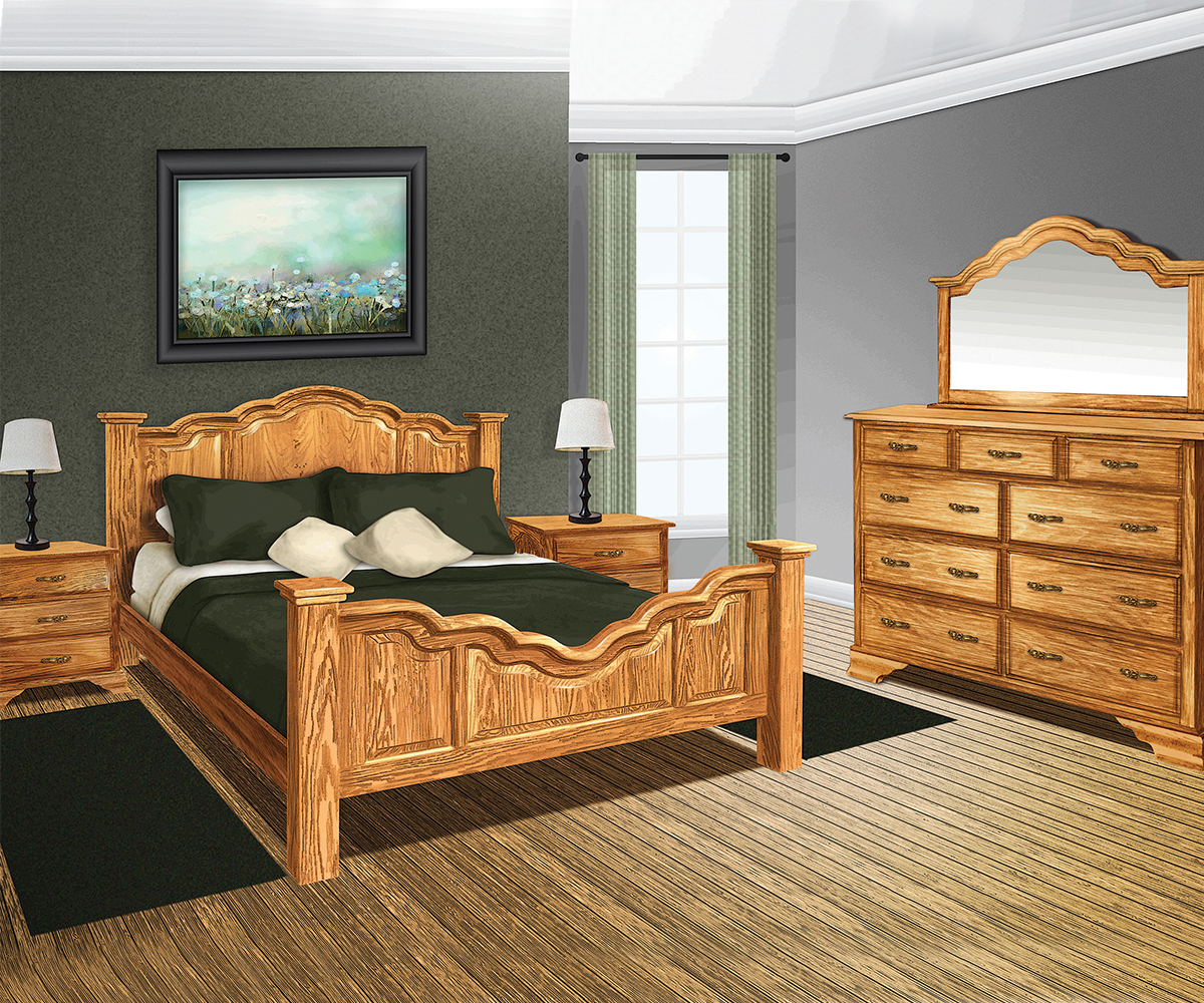 Wavy Cathedral Triple Dresser - Image 2