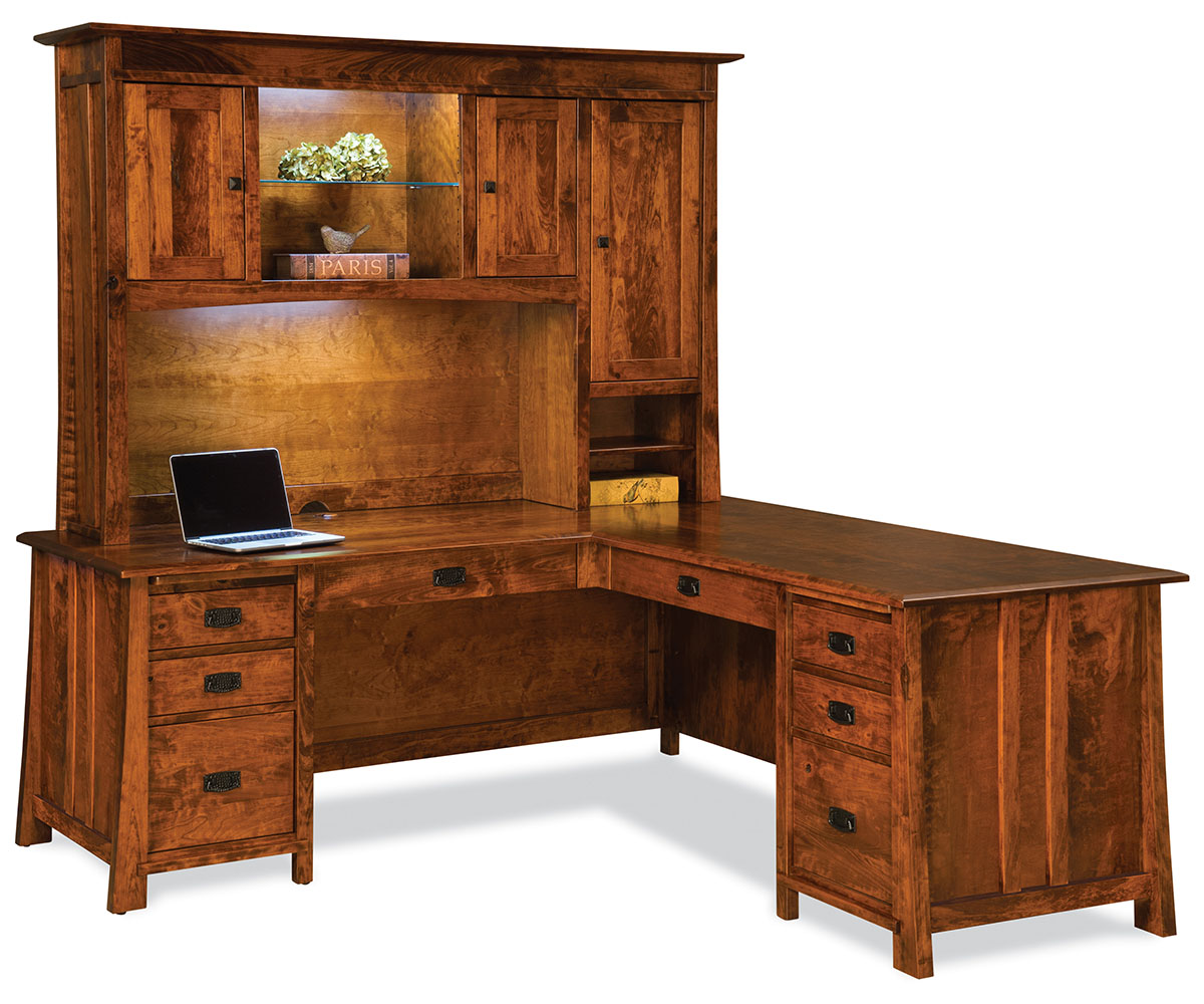 Grant L Desk And Hutch
