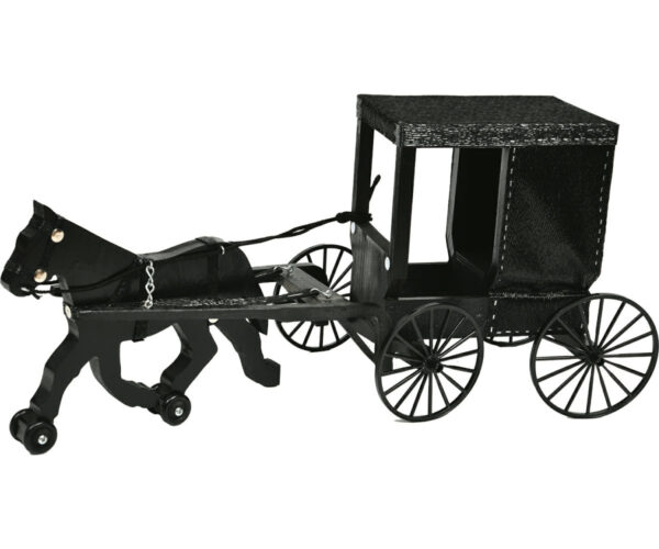 Top Buggy With Horse
