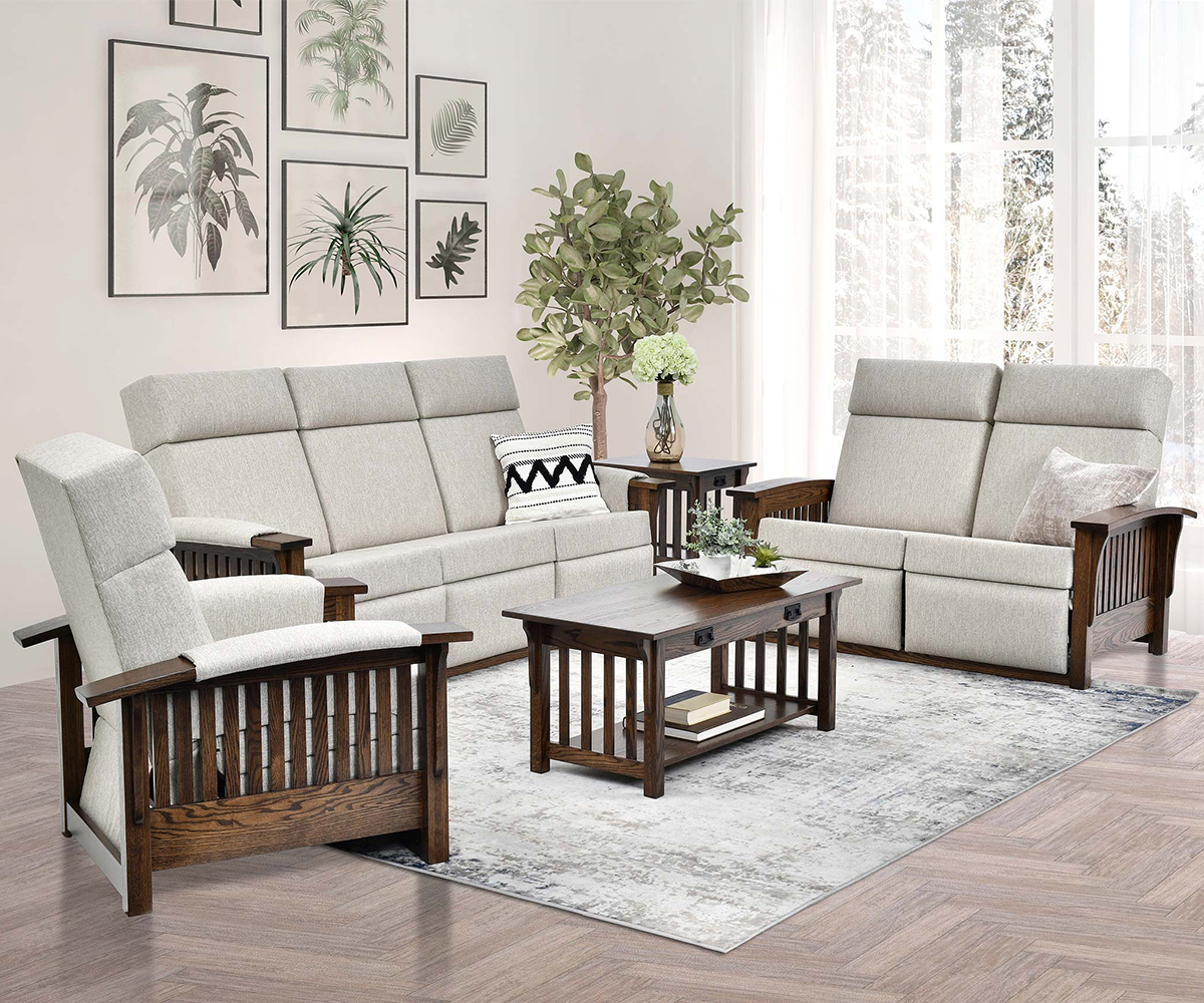 Wallhugger Love Seat Recliner - Image 4