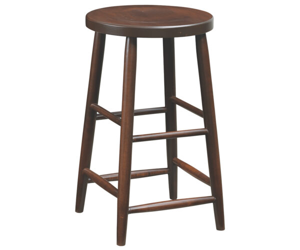 24" Bar Stool With Plain Leg