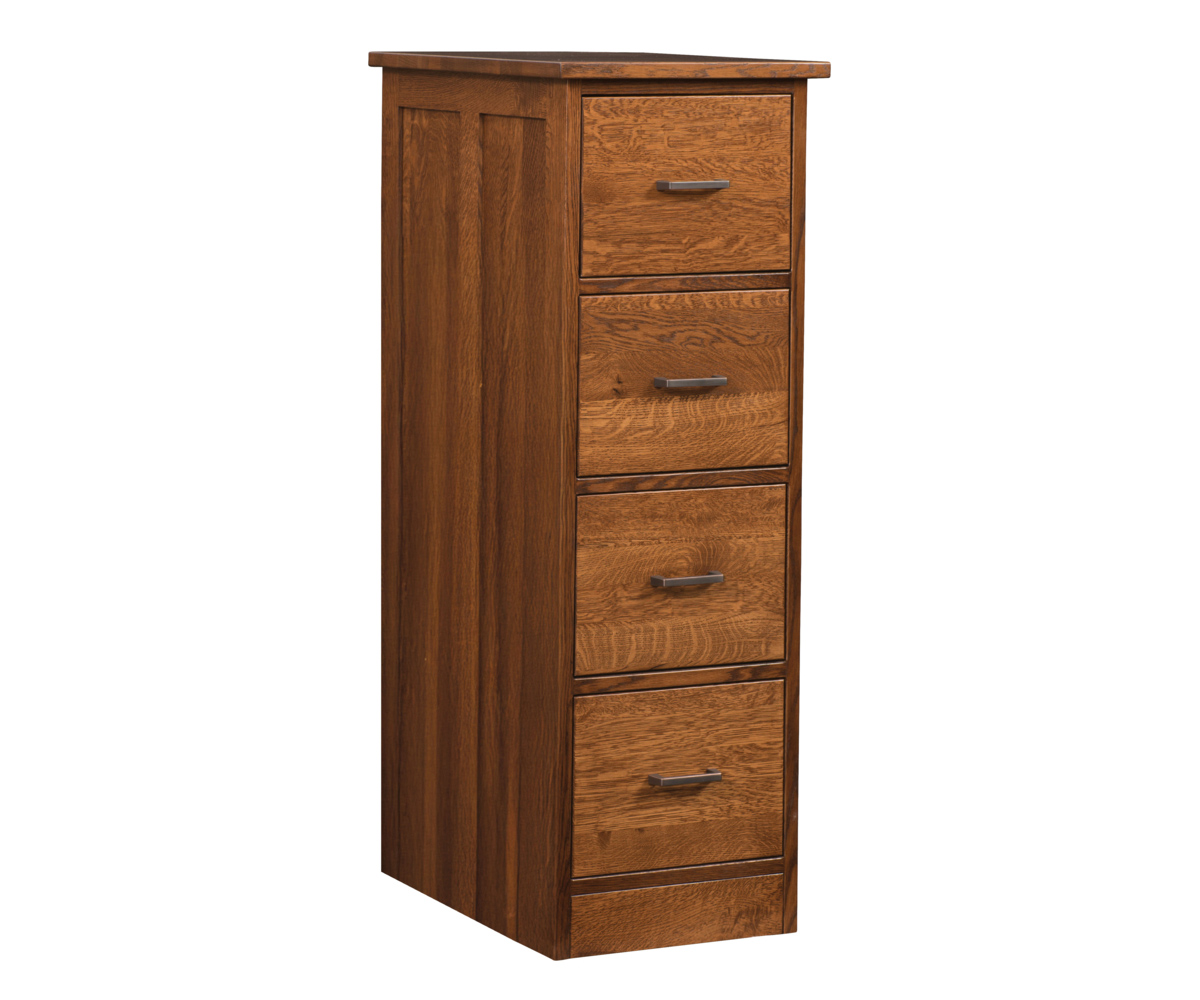 Mission 4 Drawer Vertical File Cabinet