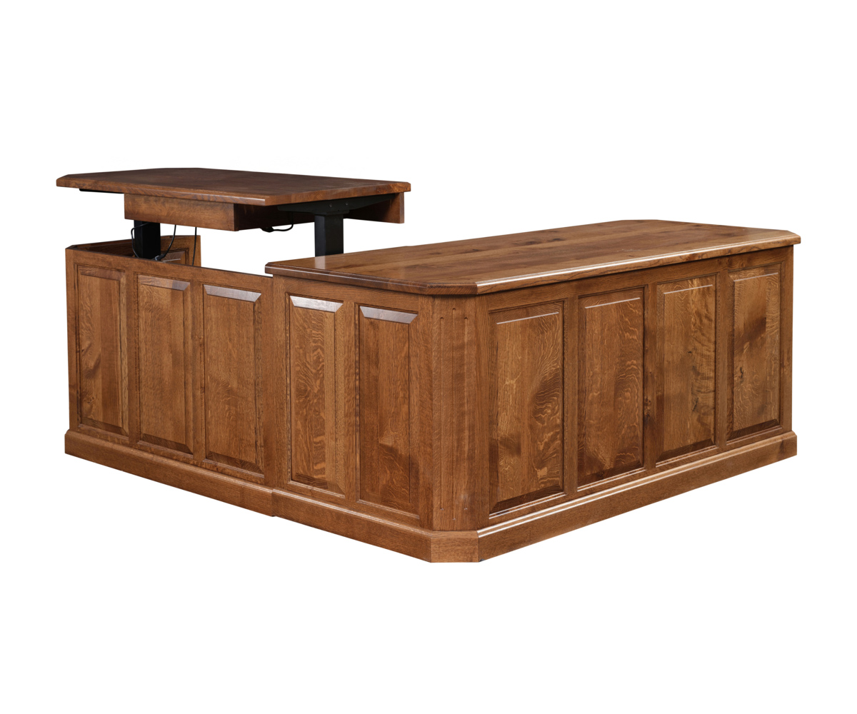 Fifth Avenue L Desk with Adjustable Return - Image 3