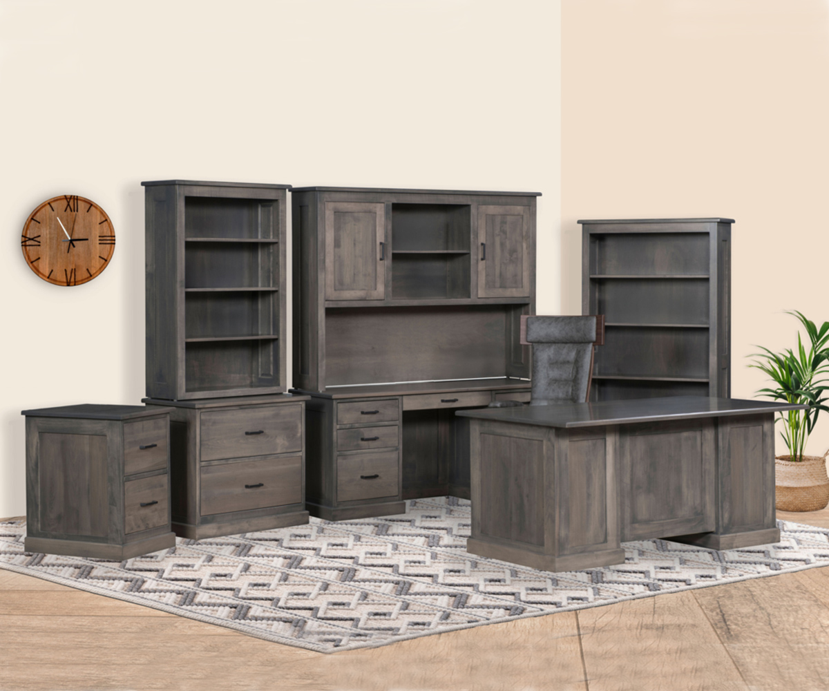 Urban 62" Flat Top With Hutch - Image 3