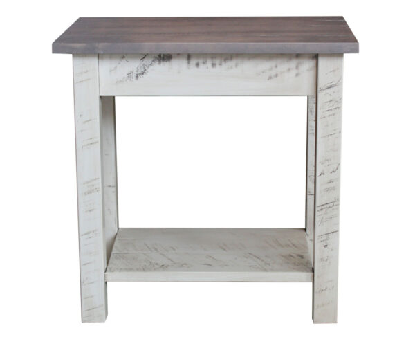 Painted Buckeye End Table