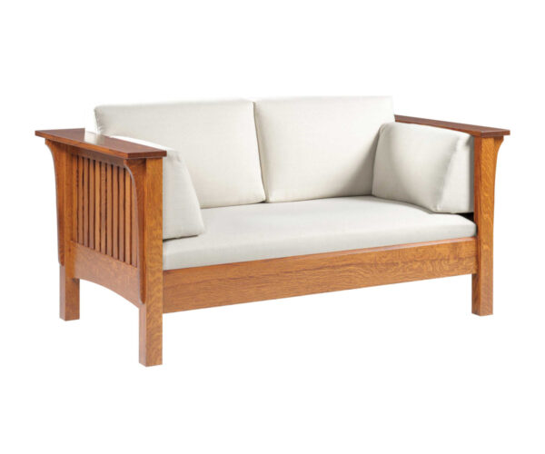 Mission High Back Love Seat