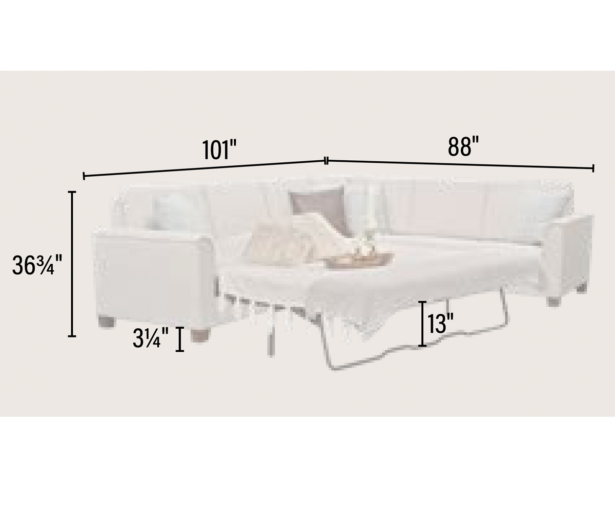 Baltimore Sleeper Sectional Sofa - Image 2