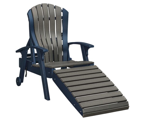 Lounge With Folding Footrest