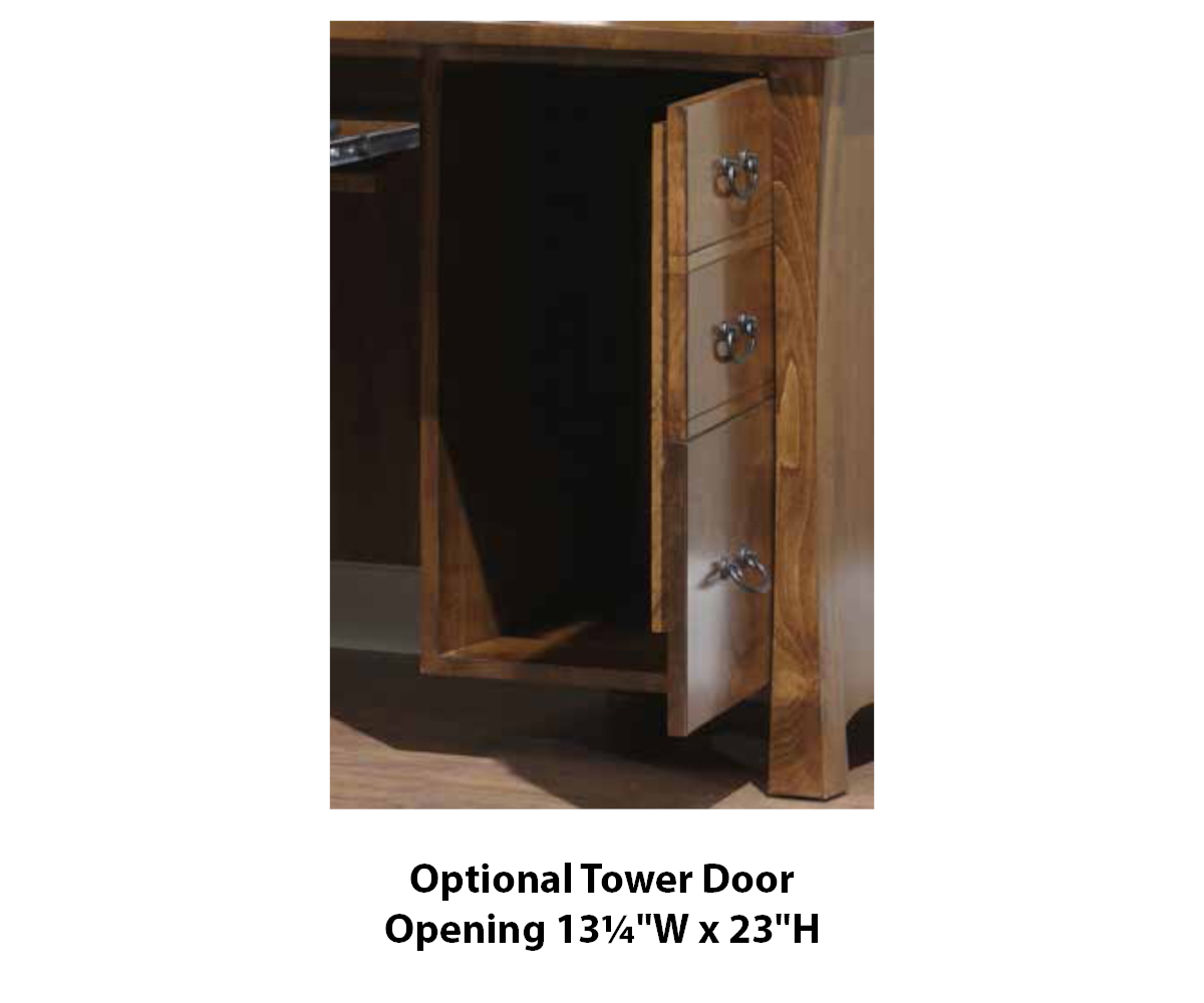 Coventry Mission L Desk With Hutch - Image 4