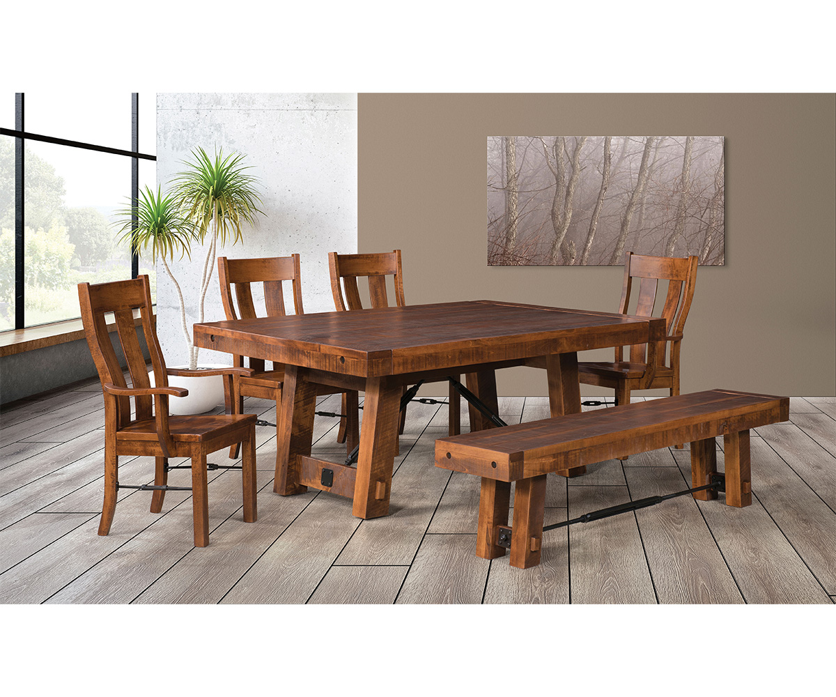 Edison Double Pedestal Table - Image 2