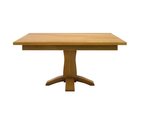 Beveled Shaker Single Pedestal Table