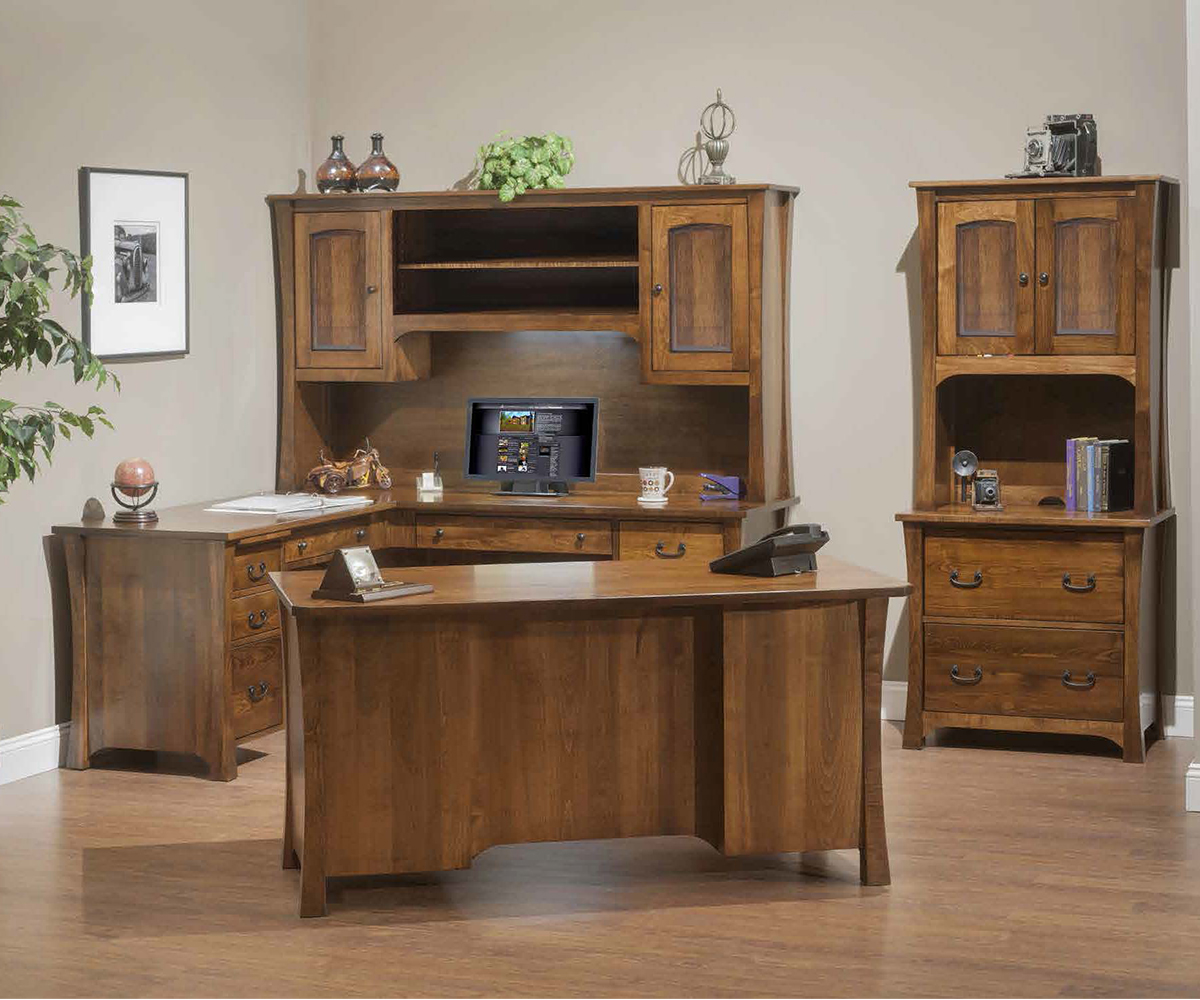 Woodbury Credenza Desk - Image 4