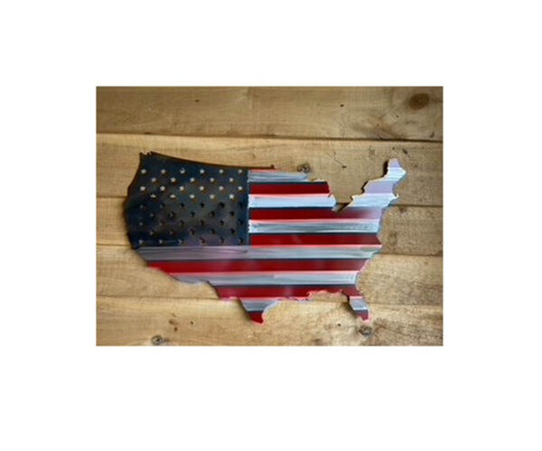 US Shaped American Flag